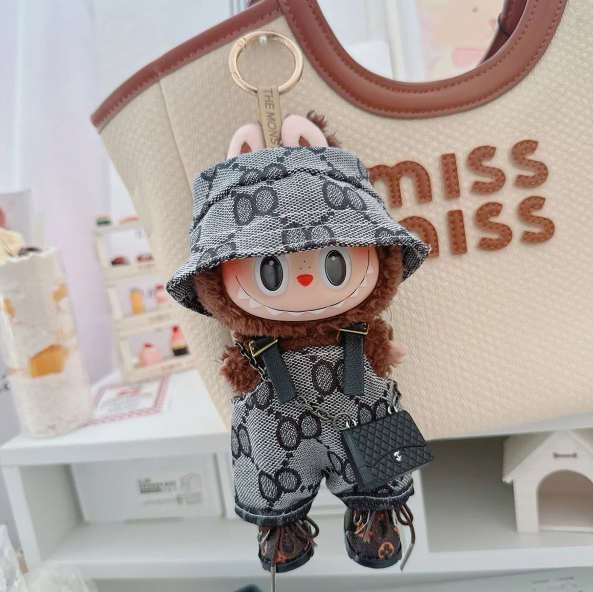 BUCCI OVERALLS WITH HAT BLACK
